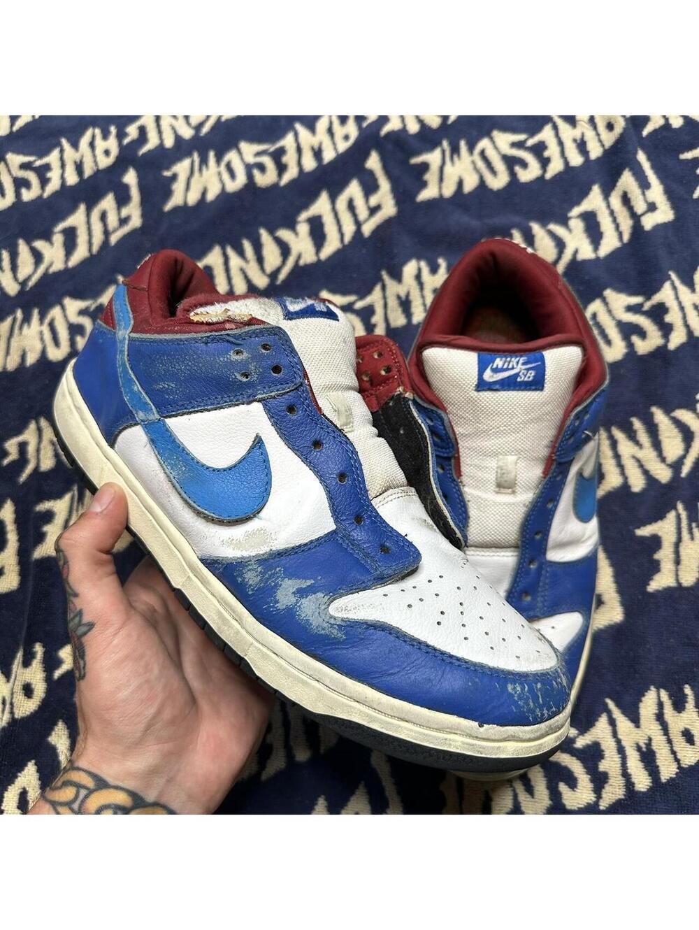 Nike Men's Blue and Multi Trainer